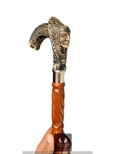 This Is Nickel Plated Nautical Walking Stick. Beautiful Gift For Gentlemen & You - Picture 1 of 4