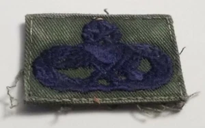 Nastro titolo ricamato vintage US Air Force cucito su toppa USAF Air Mobility - Foto 1 di 7