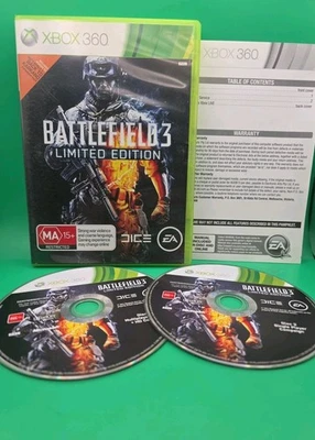 Battlefield 3 Xbox 360 Game PAL - Complete W Manual 2 Discs - Image 1 of 3