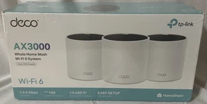 TP-Link AX3000 Whole Home Wi-Fi 6 Mesh System Deco X55 3pk. Up to 6500 Sq.Ft. - Afbeelding 1 van 4