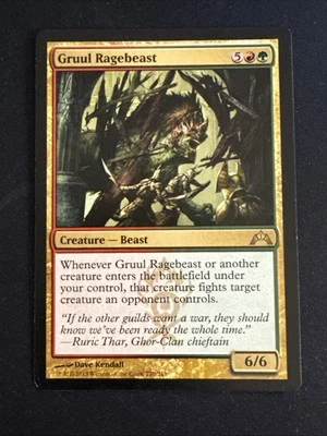 1x Gruul Ragebeast (170) Gatecrash LP MTG Magic the Gathering x1 MKE - Image 1 of 2
