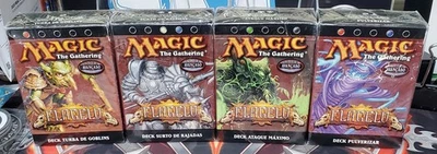 Sealed Theme Deck Set - All 4 Scourge Theme Decks (Portuguese) - Image 1 of 4