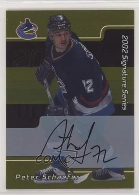 2001-02 ITG Be A Player Signature Series Gold Auto Peter Schaefer #086 Auto - Image 1 of 2