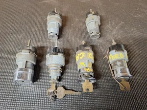 1960's Ford Pickup Passenger Car Ignition Switches LOT OF 6 SHIPS WORLDWIDE - Bild 1 von 3