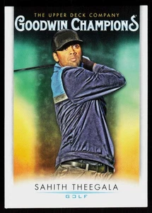 2021 Upper Deck Goodwin Champions Sahith Theegala #33 Golf CARD - Picture 1 of 2
