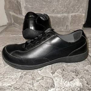 Near Mint Dansko Emma Black Leather Walking Shoes Sneaker 40 EU fits 9,5-10 - Bild 1 von 10
