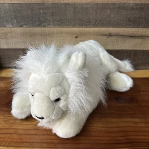 RARE 18” White Lion Plush Magnussen Home - Picture 1 of 9