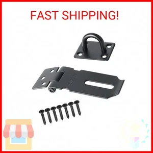 Alise Door Hasp Latch Lock,3 Inch SUS 304 Stainless Steel Safety Packlock Clasp  - Picture 1 of 2