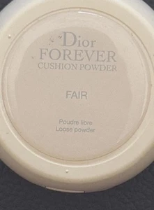 Dior FOREVER Cushion Loose Powder  " Fair " 10g / .35 Oz Full Size +1 Free  Vial - Picture 1 of 3