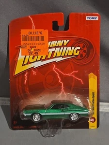 *READ* Johnny Lightning Short Card GREEN 1972 FORD TORINO  - Picture 1 of 12