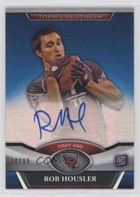 2011 Topps Platinum Blue Refractor Rookie Auto /99 Rob Housler #87 Auto RC - Image 1 of 2