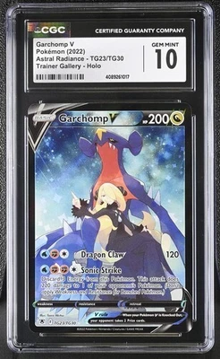 ✨ CGC 10 Garchomp V Astral Radiance TG23/TG30 Pokemon Card 2022 Trainer Gallery - Image 1 of 2
