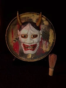 Maschera tradizionale giapponese Noh Omen Kabuki 77-D41 - Foto 1 di 10