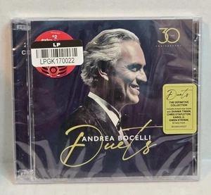 Andrea Bocelli Duets CD 30th Anniversary issue w/2 Bonus Tracks Brand New Sealed - Picture 1 of 2