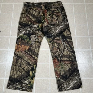 MOSSY OAK BREAK-UP COUNTRY Camo Jeans Mens 36x30 (38x30) Deer Hunt Vintage Pants - Picture 1 of 8