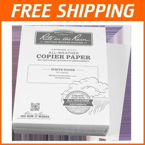 Resilient White Copier Paper, 8.5x11, 500 Sheets for Copy and Laser Printers - Picture 1 of 10