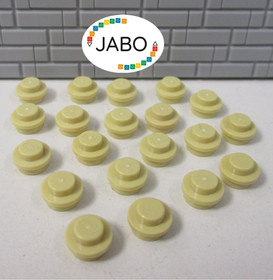 (E18/7/9) LEGO 20x4073 Plate Round Plate 1x1 Tan