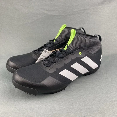 Adidas The Gravel 2.0 Cycling Shoes Black White Mens Size 10 Clipless HQ9034  - Image 1 of 4