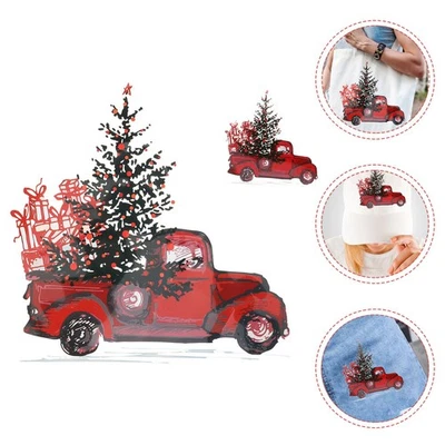  2 Pcs Bügelbilder Wärmeübertragung Abziehbild Aufnäher Für Kleidung - Bild 1 von 4