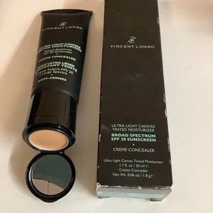 Vincent Longo SPF20 Concealer #4 UltraLight Canvas Tinted Moisturizer New In Box - Picture 1 of 3