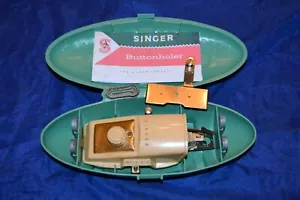 PLANTILLAS DE OJALES CANTANTE COPIA MANUAL AJUSTE VÁSTAGO CORTO MÁQUINA AGUJA RECTA - Imagen 1 de 4