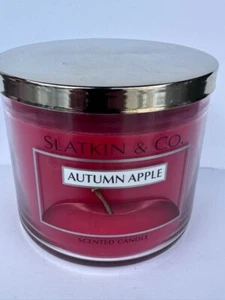 Slatkin & Co Candle 14.5 oz from Bath Body Works AUTUMN APPLE  Jar Brand New  - Picture 1 of 3