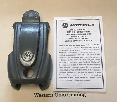 Motorola NNTN5111A Teléfono Abatible Gris Clip de Cinturón NUEVO LEER Foto 1 de 2