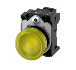 NUEVO Siemens 22mm Amarillo Luz Indicadora 3SU1152-6AA30-1AA0 o AB 800FM-P5 - Imagen 1 de 4