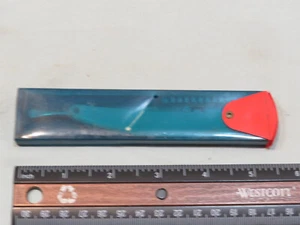 Rasoio duplex Durham vintage con custodia in plastica, chiusura rotta - Foto 1 di 5