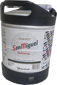 San Miguel Especial Perfect Draft 6 Liter Fass 5,4 % vol. Mehrwegpfand - Bild 1 von 4