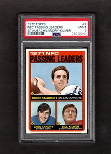1972 Topps FootbaLL NFC Passing Leaders #4 PSA 9 - Bild 1 von 2