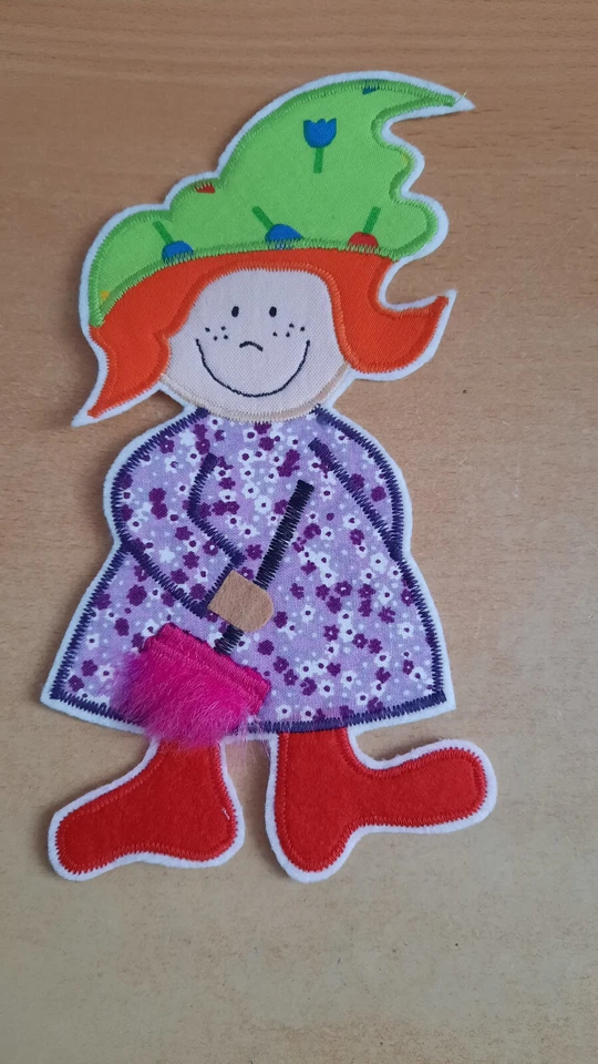 ** 1 x Bügelbild* Sticker*Aufnäher*Patches*Hexe** - Bild 1 von 1