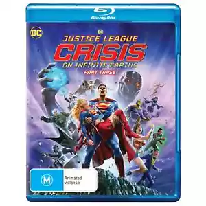 JUSTICE LEAGUE CRISIS ON INFINITE EARTHS PART 3 BLU-RAY, NEW & SEALED, FREE POST - Picture 1 of 1