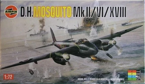 DE HAVILLAND MOSQUITO F.Mk.II/FB.Mk.VI/FB.Mk.XVIII 1/72 AIRFIX - Immagine 1 di 1