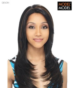 Model Model Lace Front Wig - DEVON NATURAL PART Futura Synthetic Lace Front Wig - Picture 1 of 4