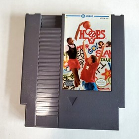 Hoops (Nintendo, 1989) NES Cartridge. Game tested and working!