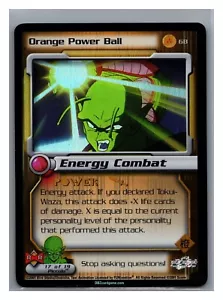 1x DBZ CCG NARANJA POWER BALL 68 HOLO FOIL ANDROID SAGA DRAGON BALL Z - Imagen 1 de 1