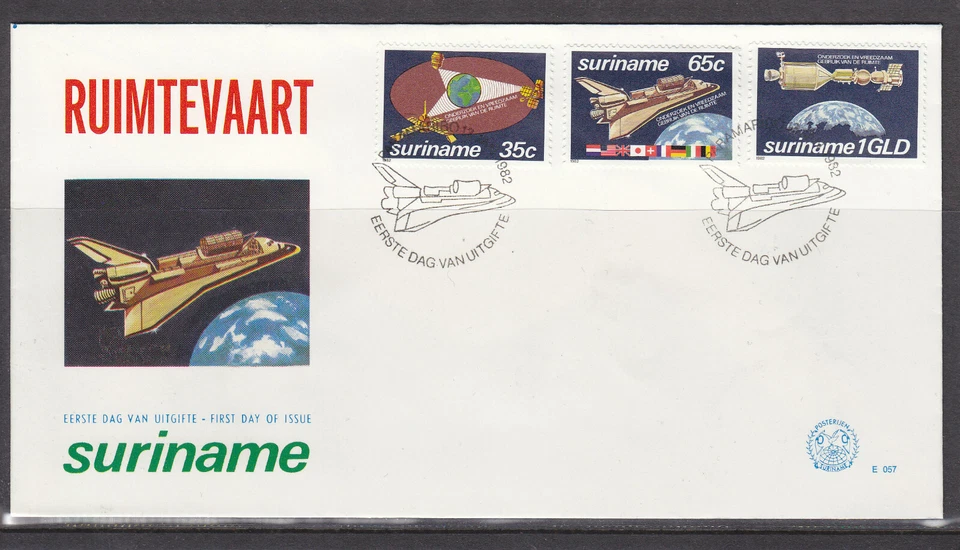 Surinam - Suriname Issue FDC 1982 (57) Space - Image 1 of 1
