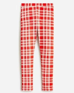 Crewcuts Girls Plaid Ankle Length Leggings, 12, Red/ White - Picture 1 of 4