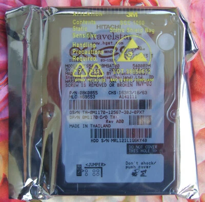 Hitachi Festplatte 20GB IDE Festplatte 2,5" so gut wie fabikneu - Bild 1 von 4