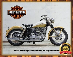 Harley Davidson - 1957 XL Sportster - Rare - Metal Sign 11 x 14 - Picture 1 of 4
