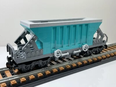 LEGO MOC vagón de carbón vagón de tren 12V 9V trenes urbanos Foto 1 de 4