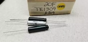 TE-1309 100uF 50v 30D 105C Axial Electrolytic Capacitor *NEW* qty 3 - Picture 1 of 5