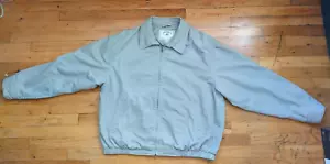 Aberdeen Collection Casual Comfort Beige Bomber Styled Jacket - Mens XL - Picture 1 of 15