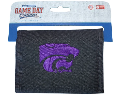 Kansas State Wildcats Gameday Outfitters Black Purple Wallet Cover