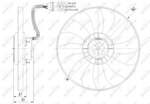 Fits VW Polo 2001-2009 Skoda Fabia 2003-2010 1.4 TDi Engine Cooling Fan AST #1 - Picture 1 of 4