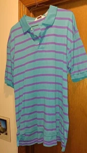 Brian MacNeil Sportswear Golf Shirt Men's XL Green and purple Vintage style . - Picture 1 of 3