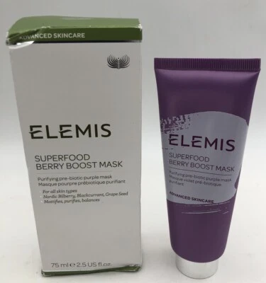Mascarilla Elemis Superfood Berry Boost 75 ml/2,5 oz Foto 1 de 3
