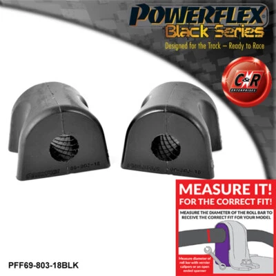 Powerflex Black Stabilisator Vorne Buchsen 18mm Für Scion FR-S PFF69-803-18BLK - Bild 1 von 4