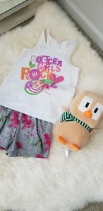 Girl's Size 7, SO Pajama Set And Stuffed Animal - Picture 1 of 3
